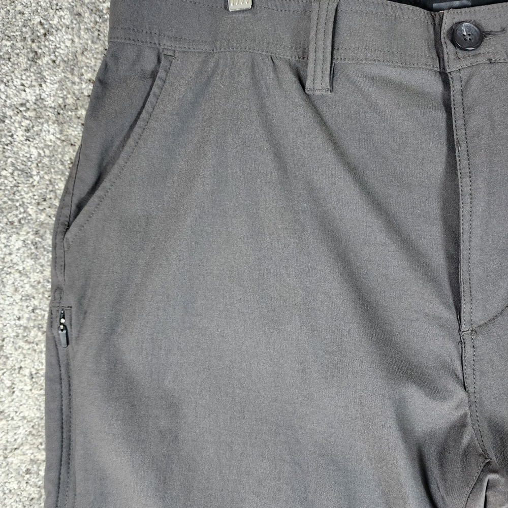 Prana Zion Pants Mens 38/32 Standard Fit Stretch Charcoal Gray NWOT - Picture 4 of 16